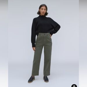 Everlane organic wide leg pant